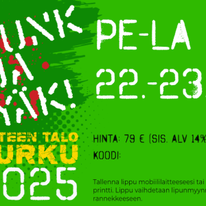 Punk ja Yäk 2025, perjantai ja lauantai