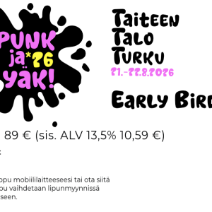 Punk ja Yäk 2026 Early Bird