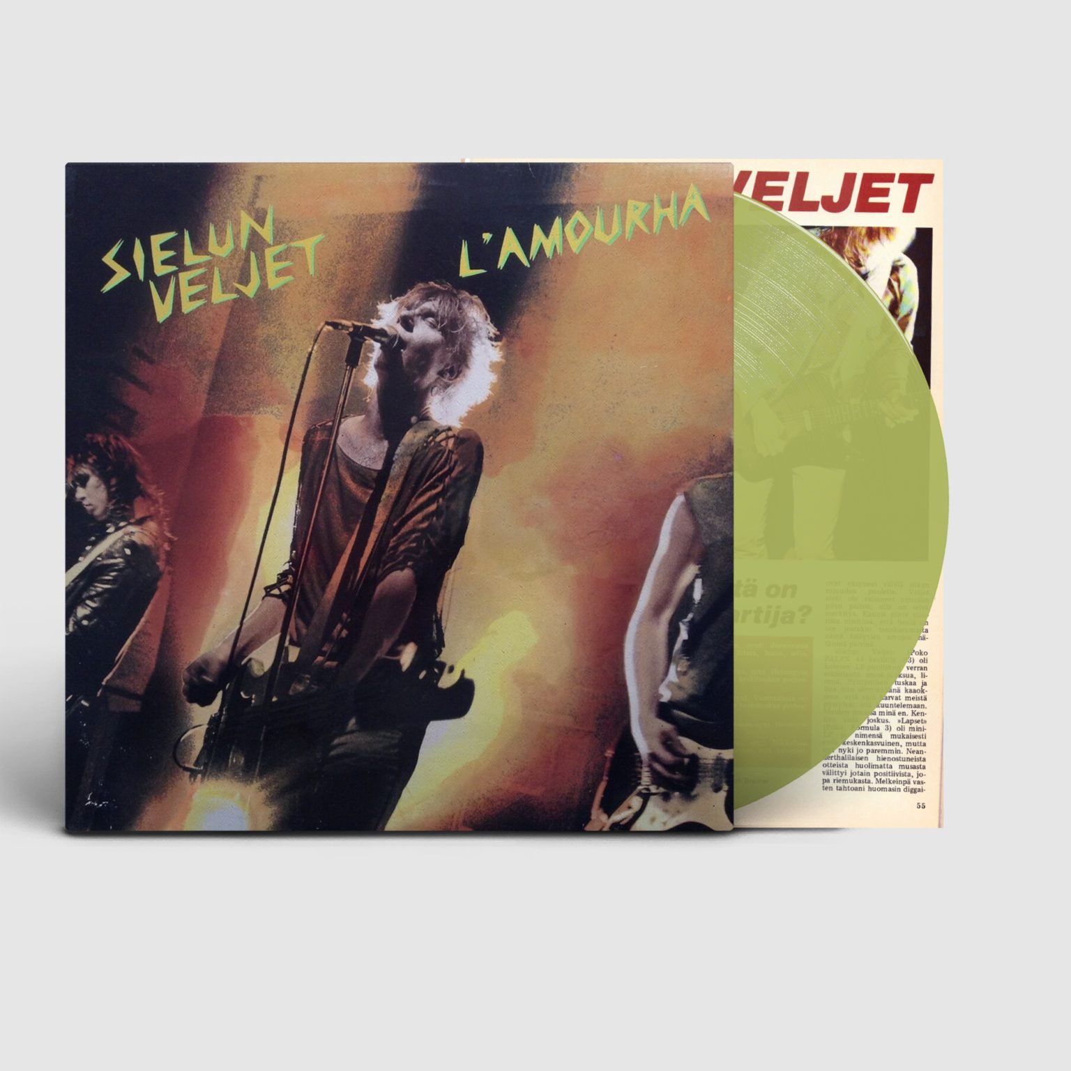 Sielun Veljet: L'Amourha (transparent lime LP)