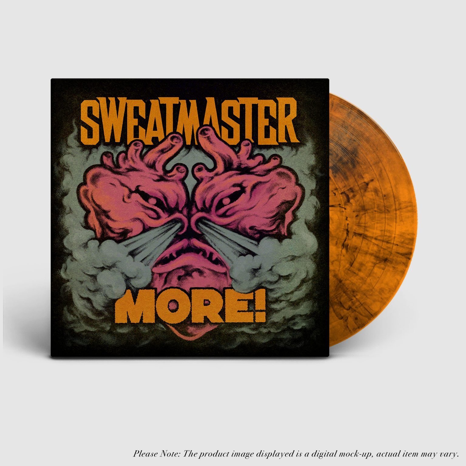 Sweatmaster: More! (transparent orange/ black smoke LP)